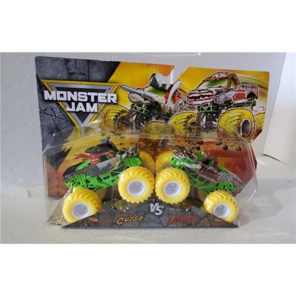 Monster Jam Pirate’s Curse™ vs Zombie 2-Pack Die-Cast Monster Trucks⚔️Vs🧟 Toys - Picture 6 of 15